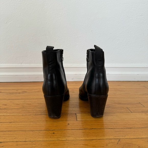 Acne pointed leather boots - Picture 4 of 6